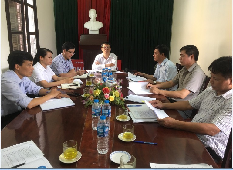 Đồng chí Cục trưởng Nguyễn Văn Tuấn có buổi làm việc tại Chi cục Thi hành án dân sự huyện Cẩm Giàng