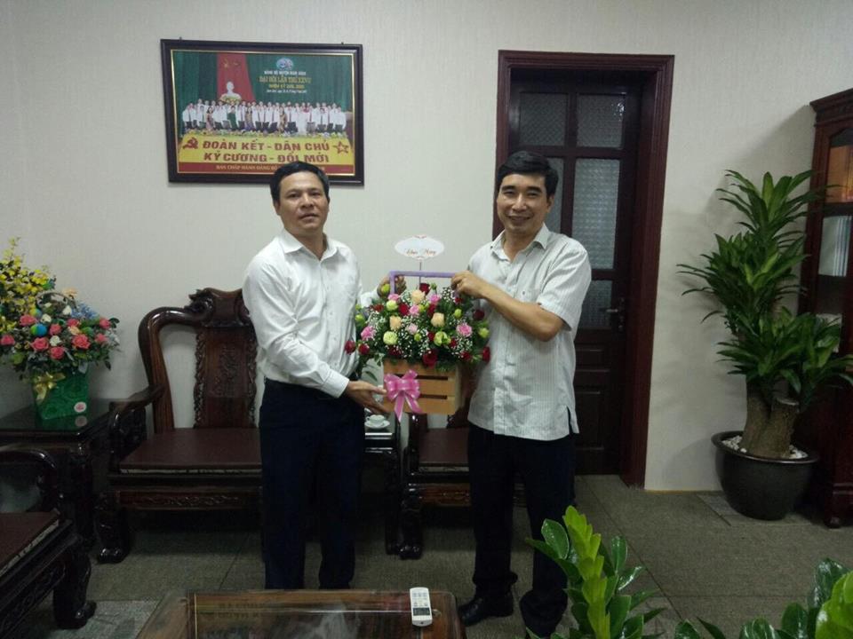Đồng chí Nguyễn Văn Tuấn Cục trưởng Cục THADS tỉnh Hải Dương về làm việc cùng lãnh đạo huyện Ủy, UBND huyện Nam Sách