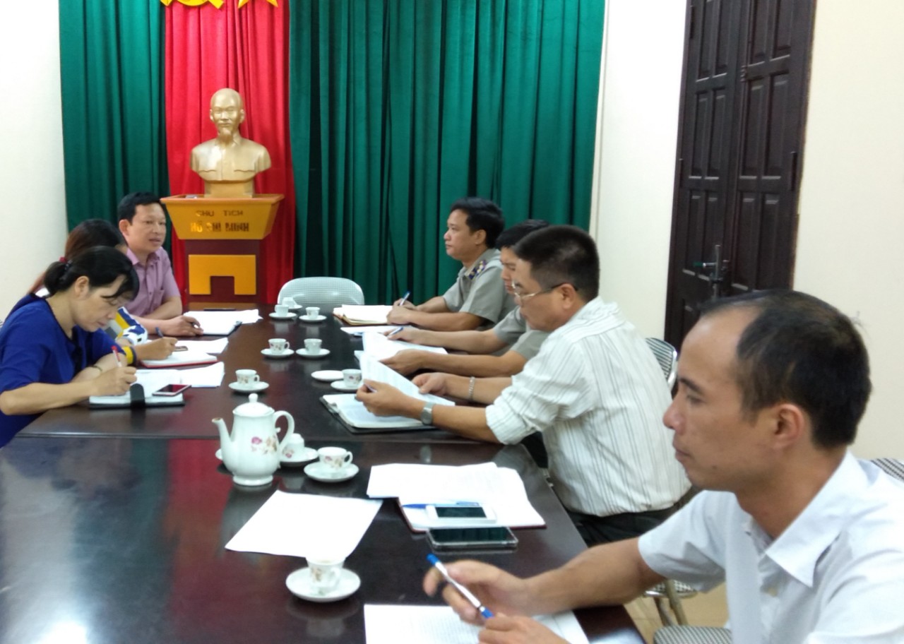 Gia Lộc: Ban pháp chế Hội đồng nhân dân huyện giám sát công tác thực thi pháp luật tại Chi cục THADS
