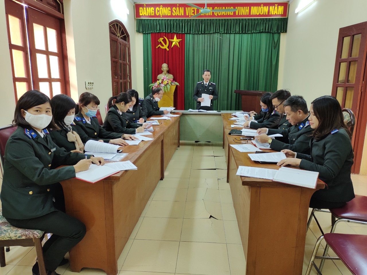 Công bố Quyết định và Kế hoạch kiểm tra công tác Thi hành án dân sự tại Chi cục THADS huyện Ninh Giang
