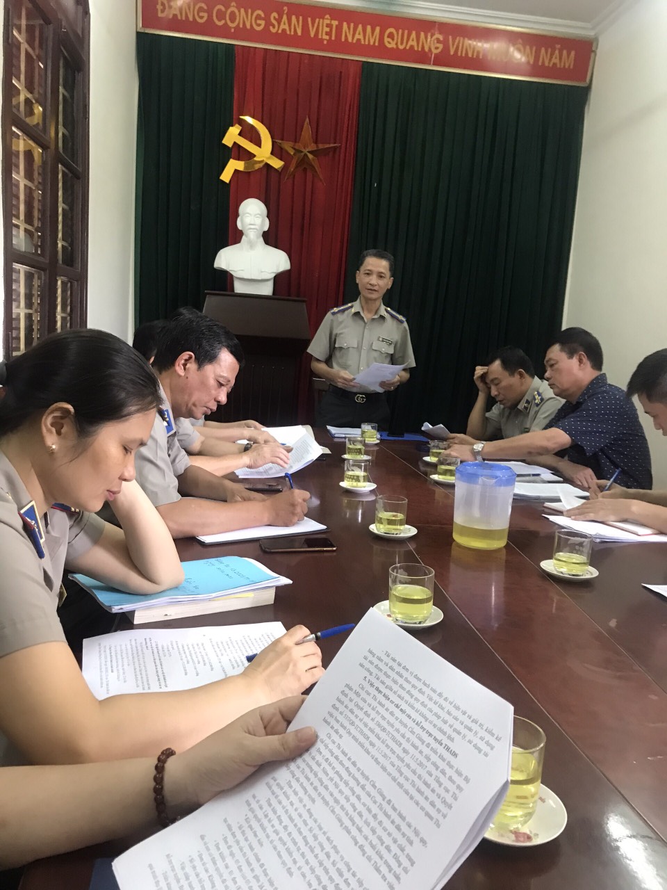 Kiểm tra toàn diện công tác thi hành án dân sự tại Chi cục Thi hành án dân sự huyện Cẩm Giàng
