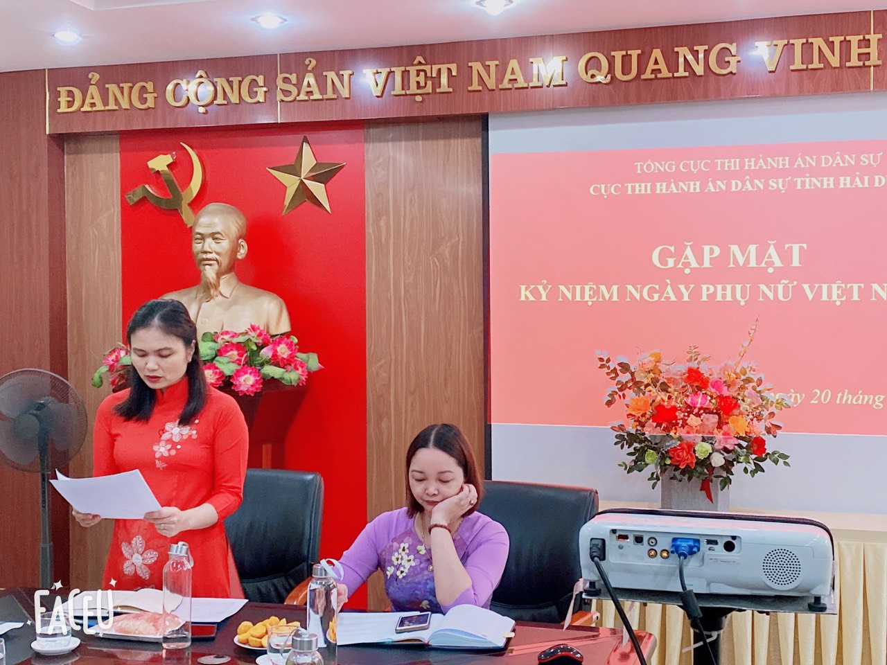 Cục Thi hành án dân sự tỉnh Hải Dương gặp mặt kỷ niệm 92 năm ngày thành lập Hội Liên hiệp Phụ nữ Việt Nam 20/10