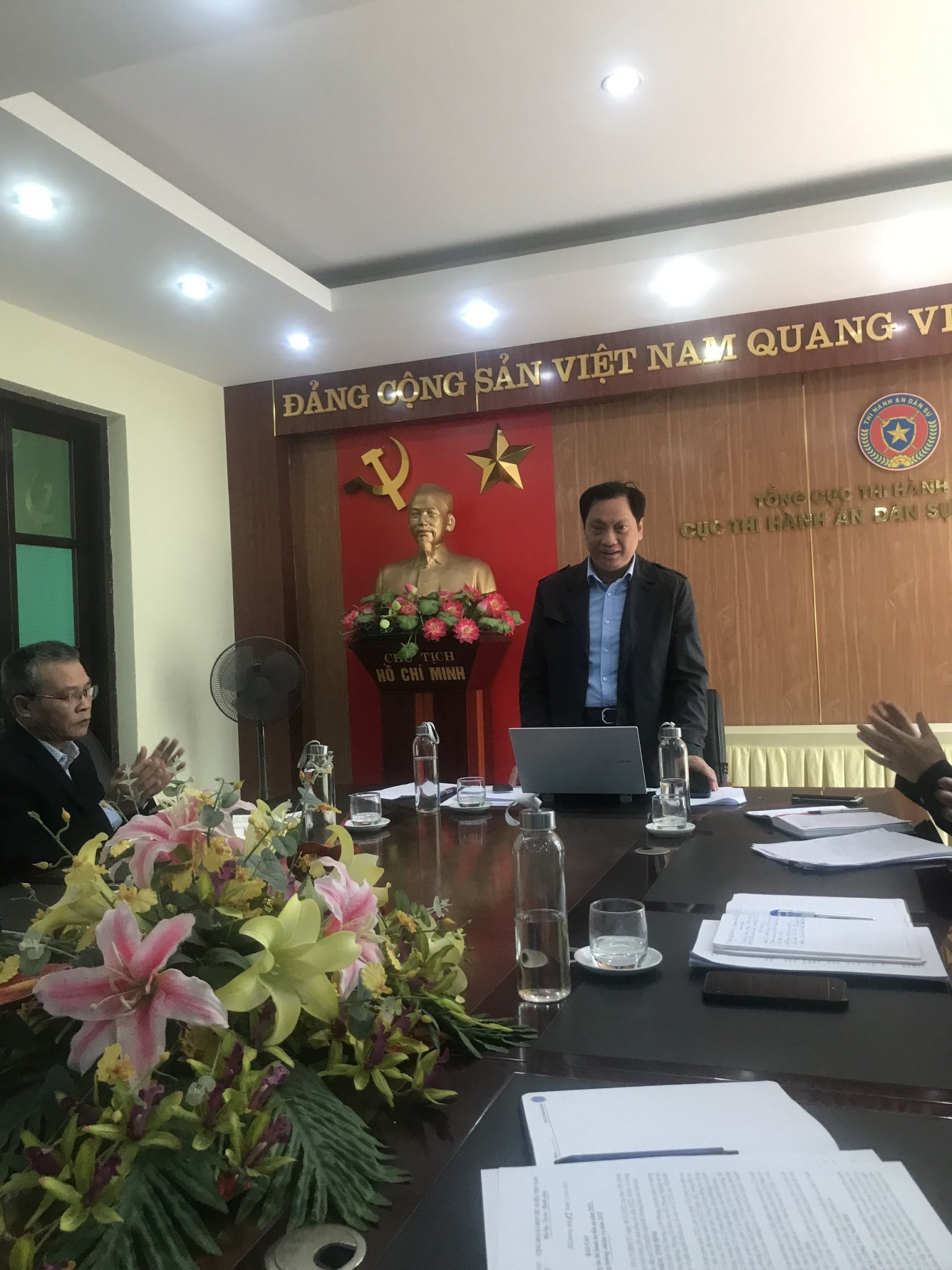 Hải Dương: Ban Nội chính Tỉnh ủy nắm tình hình, kết quả công tác năm 2022, nhiệm vụ trọng tâm năm 2023 tại Cục Thi hành án dân sự tỉnh