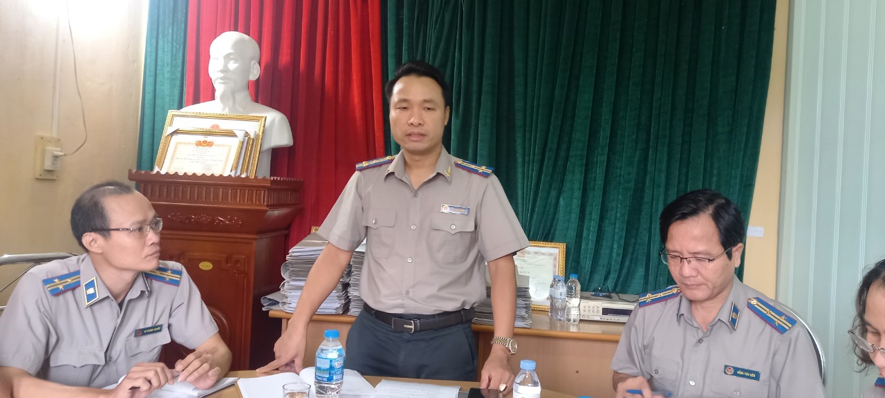 Cục Thi hành án dân sự tỉnh Hải Dương kiểm tra công tác Thi hành án dân sự tại Chi cục Thi hành án dân sự huyện Thanh Miện