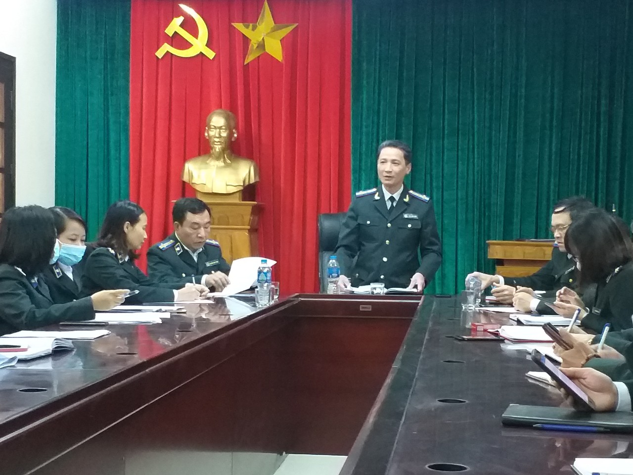 Cục Thi hành án dân sự tỉnh Hải Dương kiểm tra công tác Thi hành án dân sự tại Chi cục Thi hành án dân sự thành phố Hải Dương.