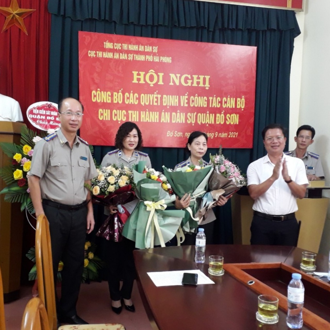 Công tác tổ chức cán bộ của Chi cục Thi hành án dân sự quận Đồ Sơn