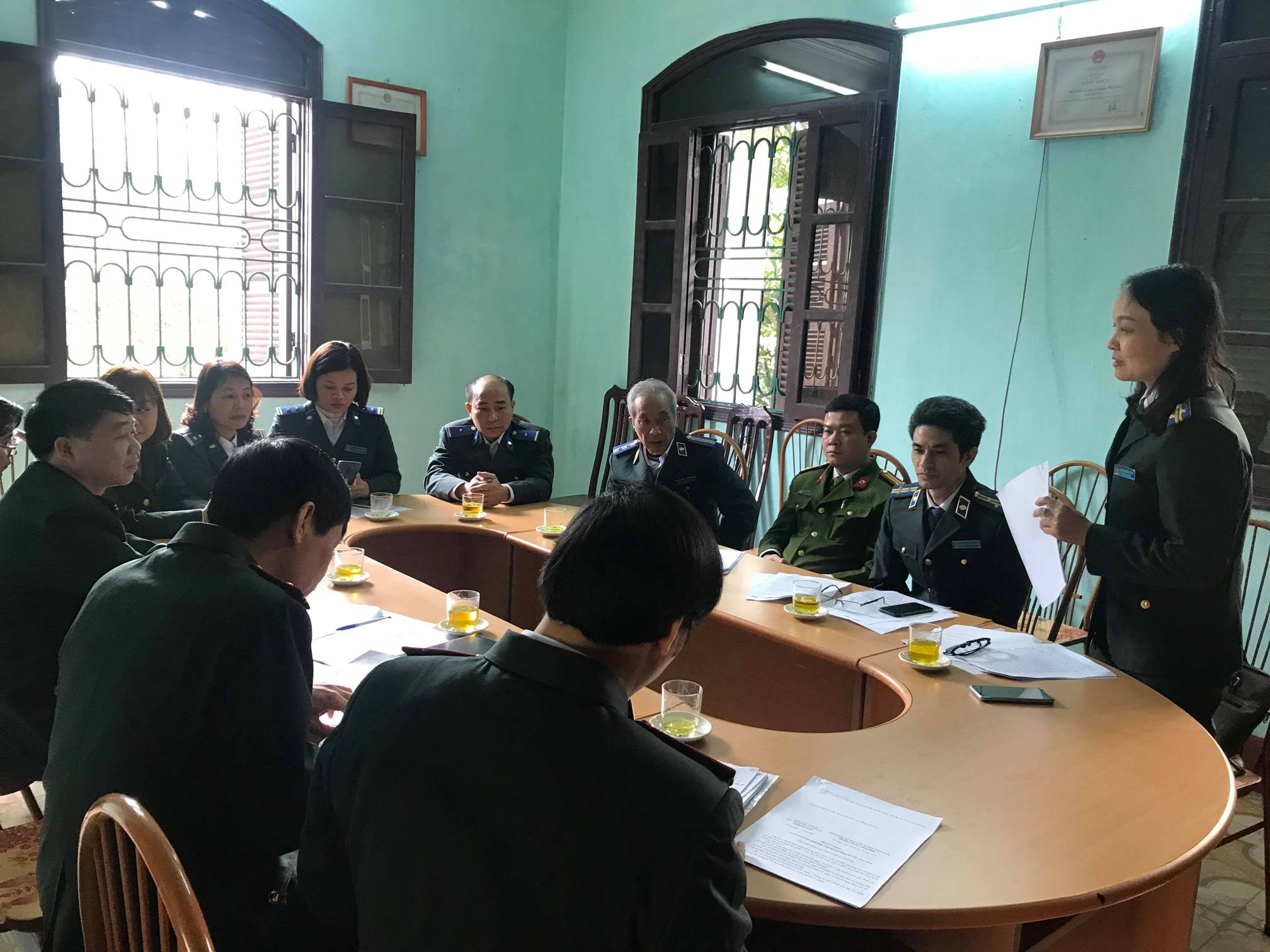 Chi cục Thi hành án dân sự huyện Bình Lục, tỉnh Hà Nam triển khai công tác Thi hành án dân sự, hành chính năm 2019