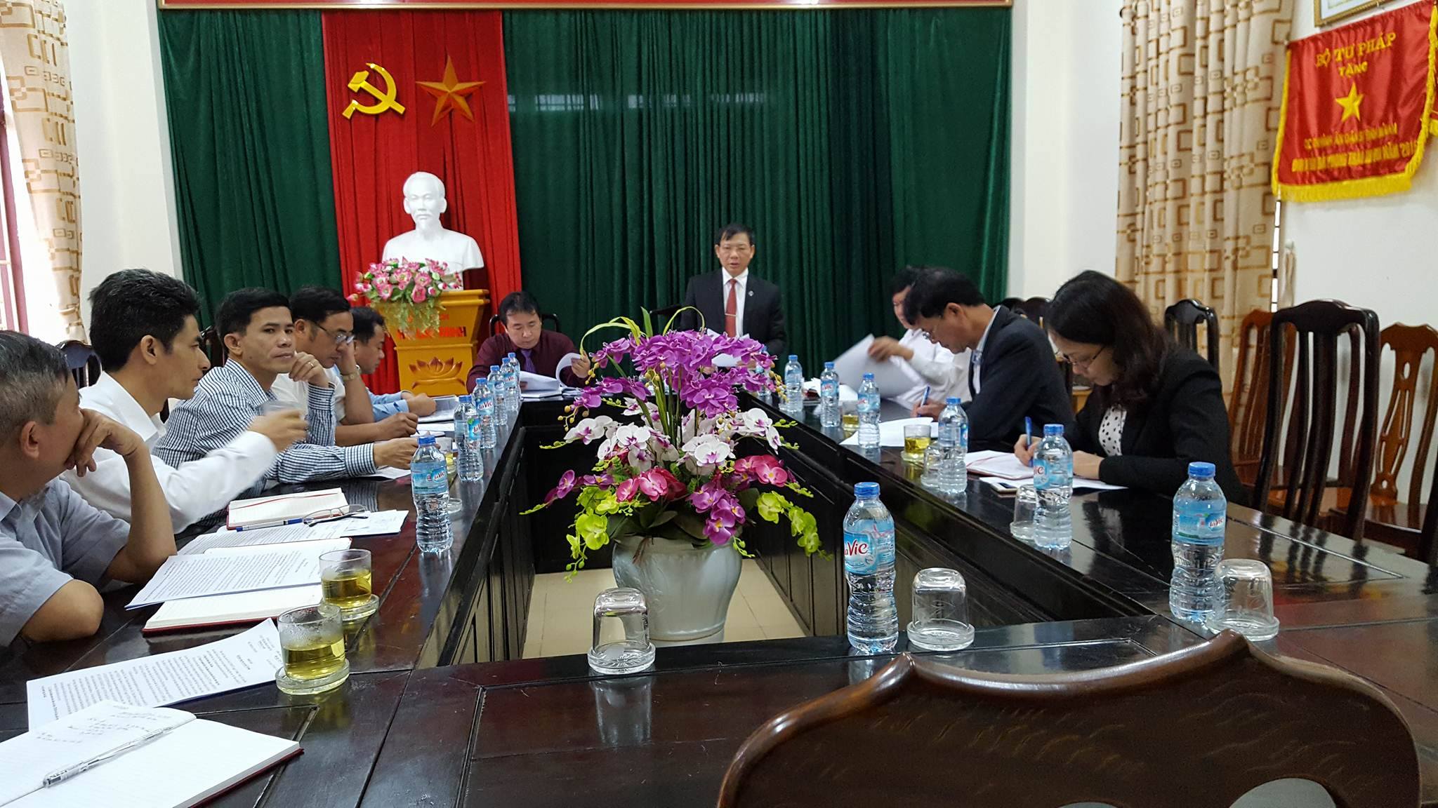 Ban Chỉ đạo cải cách tư pháp tỉnh làm việc với Cục Thi hành án dân sự tỉnh Hà Nam
