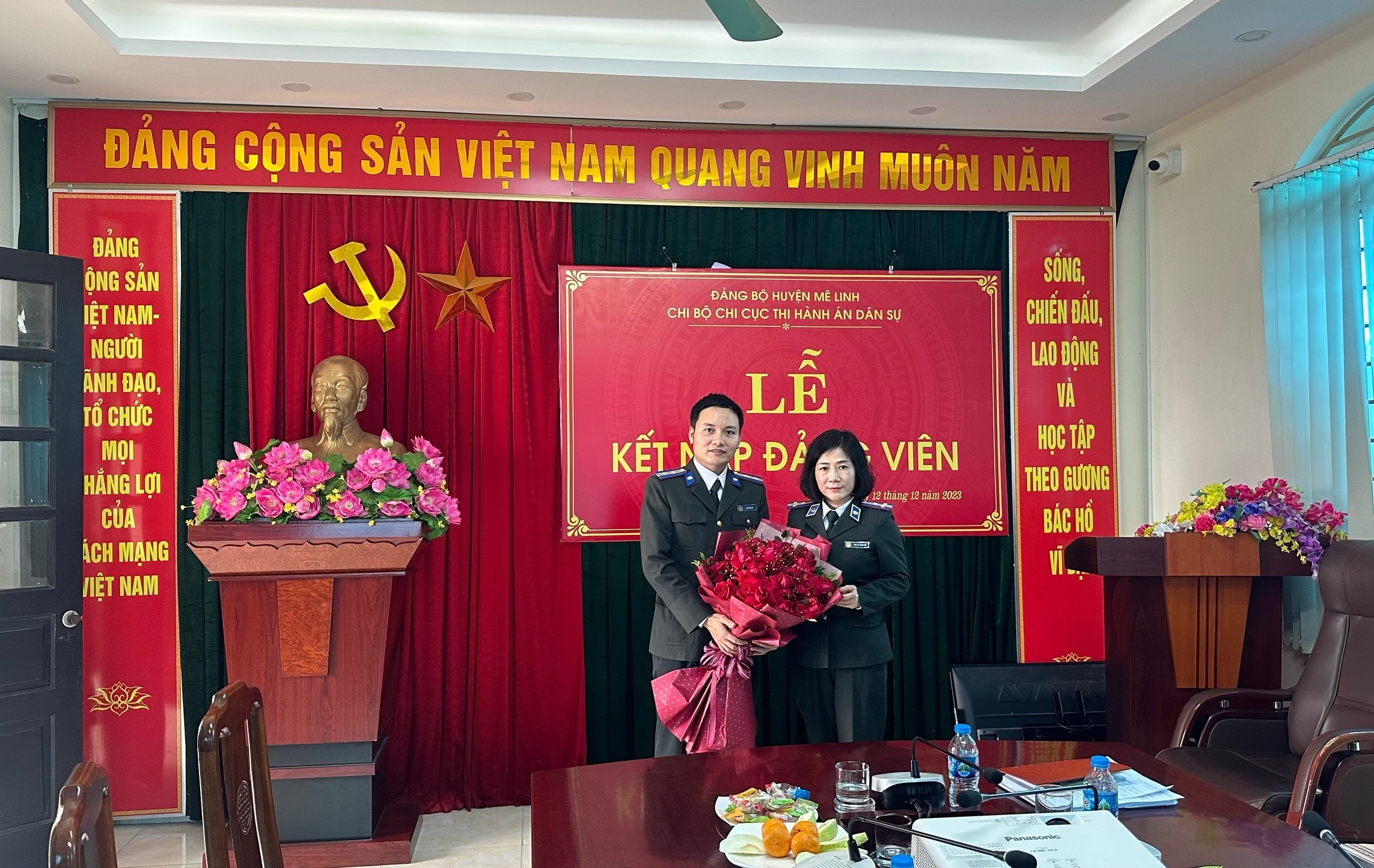 Chi bộ Chi cục Thi hành án dân sự huyện Mê Linh với công tác phát triển Đảng viên