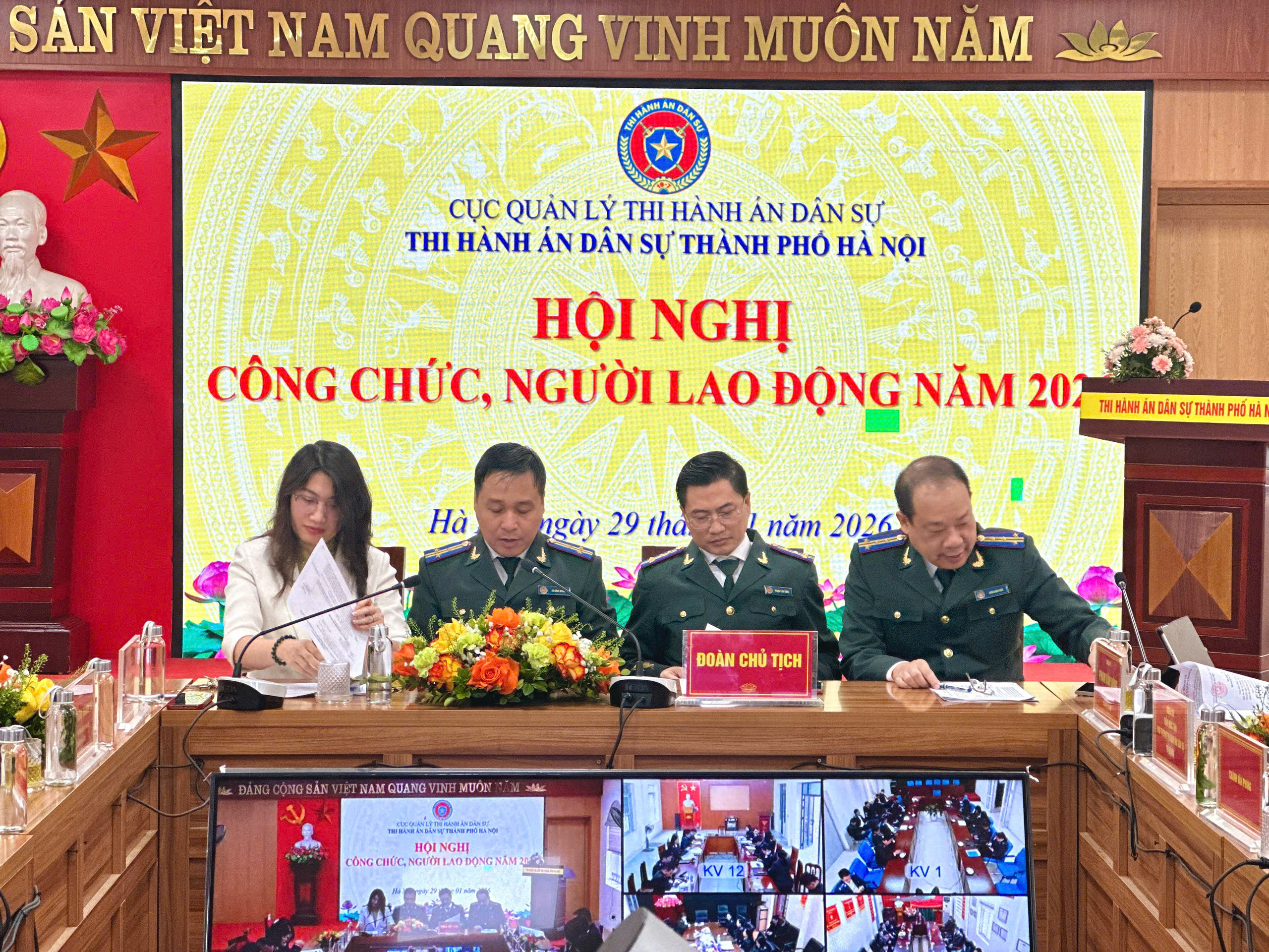HỘI NGHỊ CÔNG CHỨC, NGƯỜI LAO ĐỘNG CƠ QUAN THI HÀNH ÁN DÂN SỰ THÀNH PHỐ HÀ NỘI NĂM 2026