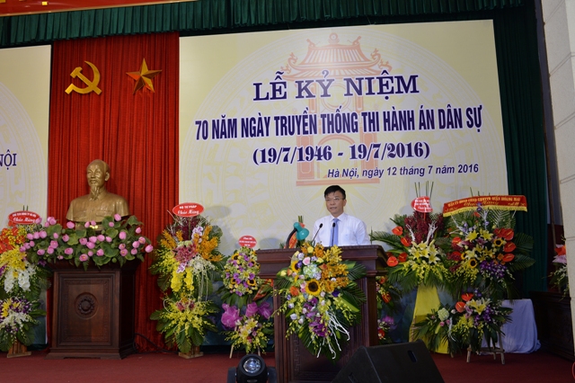 Cục Thi hành án dân sự thành phố Hà Nội tổ chức Lễ kỷ niệm 70 năm Ngày Truyền thống Thi hành án dân sự