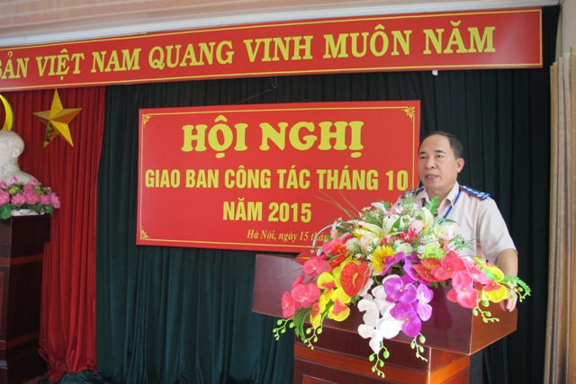 Cục Thi hành án dân sự Thành phố Hà Nội giao ban công tác thi hành án dân sự  tháng 10 năm 2015