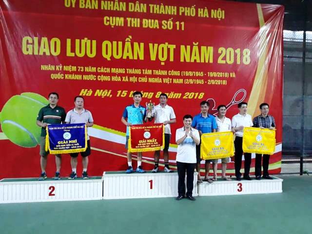 Giao lưu quần vợt Cụm thi đua số XI, thành phố Hà Nội