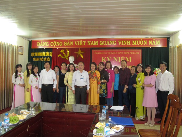 Cục Thi hành án dân sự thành phố Hà Nội Kỷ niệm 87 năm ngày thành lập Hội liên hiệp Phụ nữ Việt Nam
