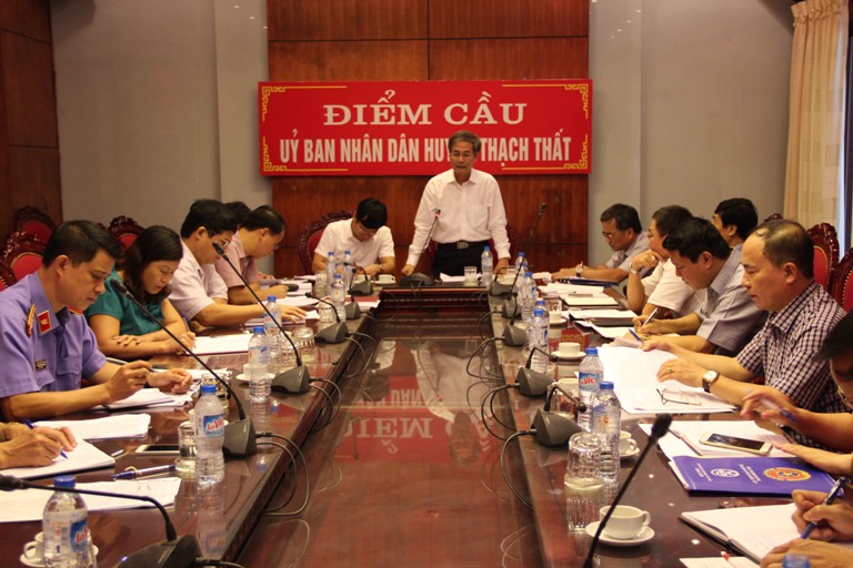 Cục trưởng Cục Thi hành án dân sự thành phố Hà Nội Lê Quang Tiến tham gia Đoàn kiểm tra của Ban Chỉ đạo cải cách tư pháp Thành ủy