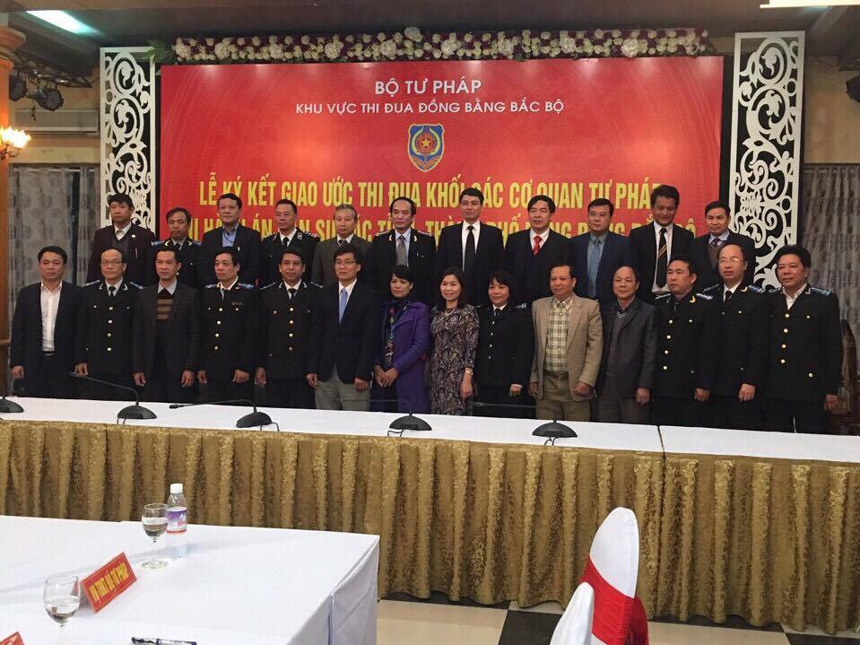 Cục Thi hành án dân sự thành phố Hà Nội tham dự Hội nghị phát động phong trào thi đua và ký Giao ước thi đua năm 2017 – Khu vực thi đua Đồng bằng Bắc bộ