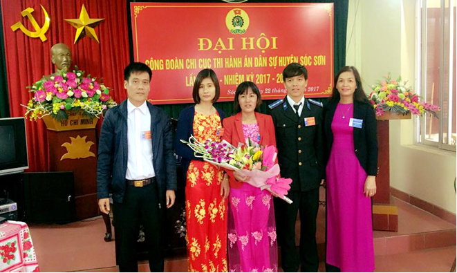 Đại hội Công đoàn cơ sở Chi cục Thi hành án dân sự huyện Sóc Sơn lần thứ 3, nhiệm kỳ 2017-2022
