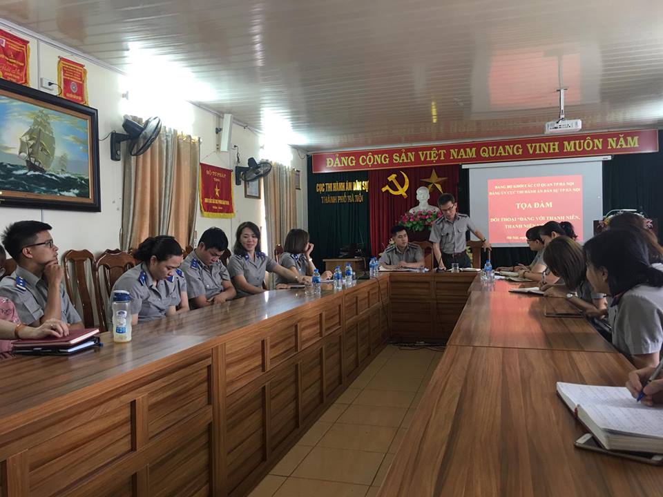 Đảng ủy Cục Thi hành án dân sự thành phố Hà Nội tổ chức  Tọa đàm đối thoại “Đảng với Thanh niên, Thanh niên với Đảng”