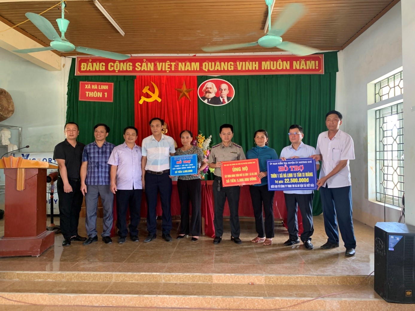 Chi cục Thi hành án dân sự huyện Hương Khê tích cực chung sức xây dựng Nông thôn mới