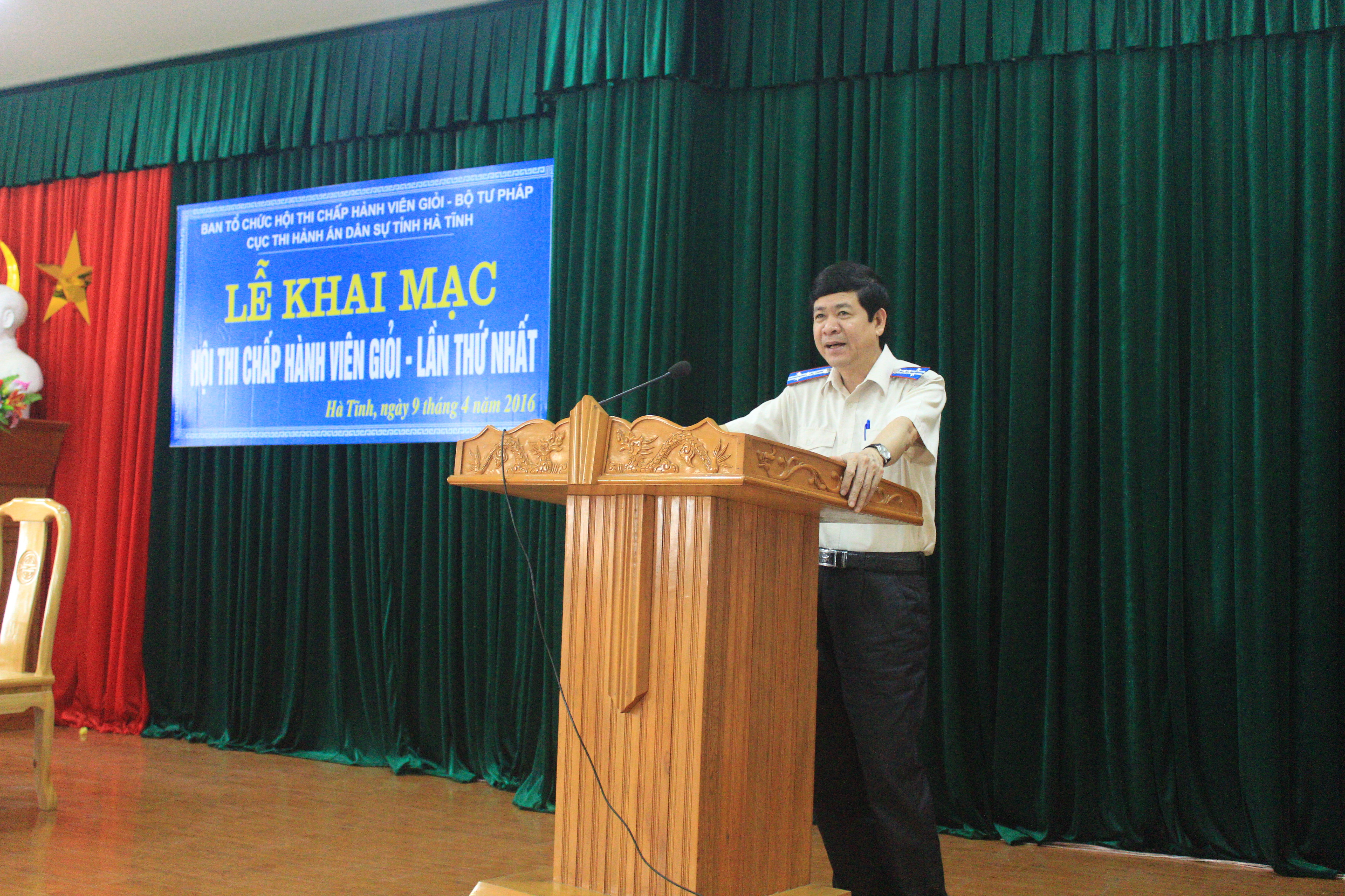 Cục Thi hành án dân sự tỉnh Hà Tĩnh tổ chức Hội thi Chấp hành viên giỏi lần thứ nhất năm 2016