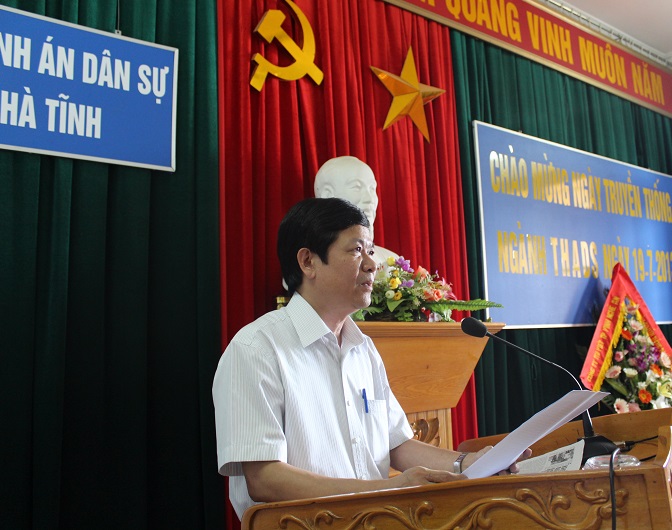 Cục Thi hành án dân sự tỉnh Hà Tĩnh tổ chức nhiều hoạt động ý nghĩa chào mừng Ngày thành lập ngành Thi hành án dân sự (19/7/1946-19/72015)