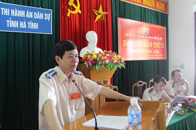 Cục THADS Hà Tĩnh tổ chức thành công Đại hội Chi bộ nhiệm kỳ 2015 - 2020