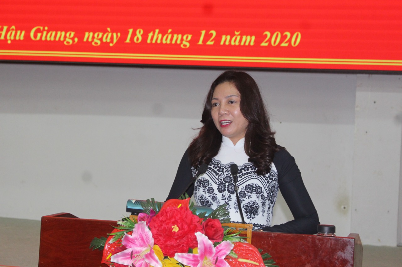 Chỉ đạo của đồng chí Trần Thị Phương Hoa - Phó Tổng cục trưởng Tổng cục THADS đối với các cơ quan THADS tỉnh Hậu Giang