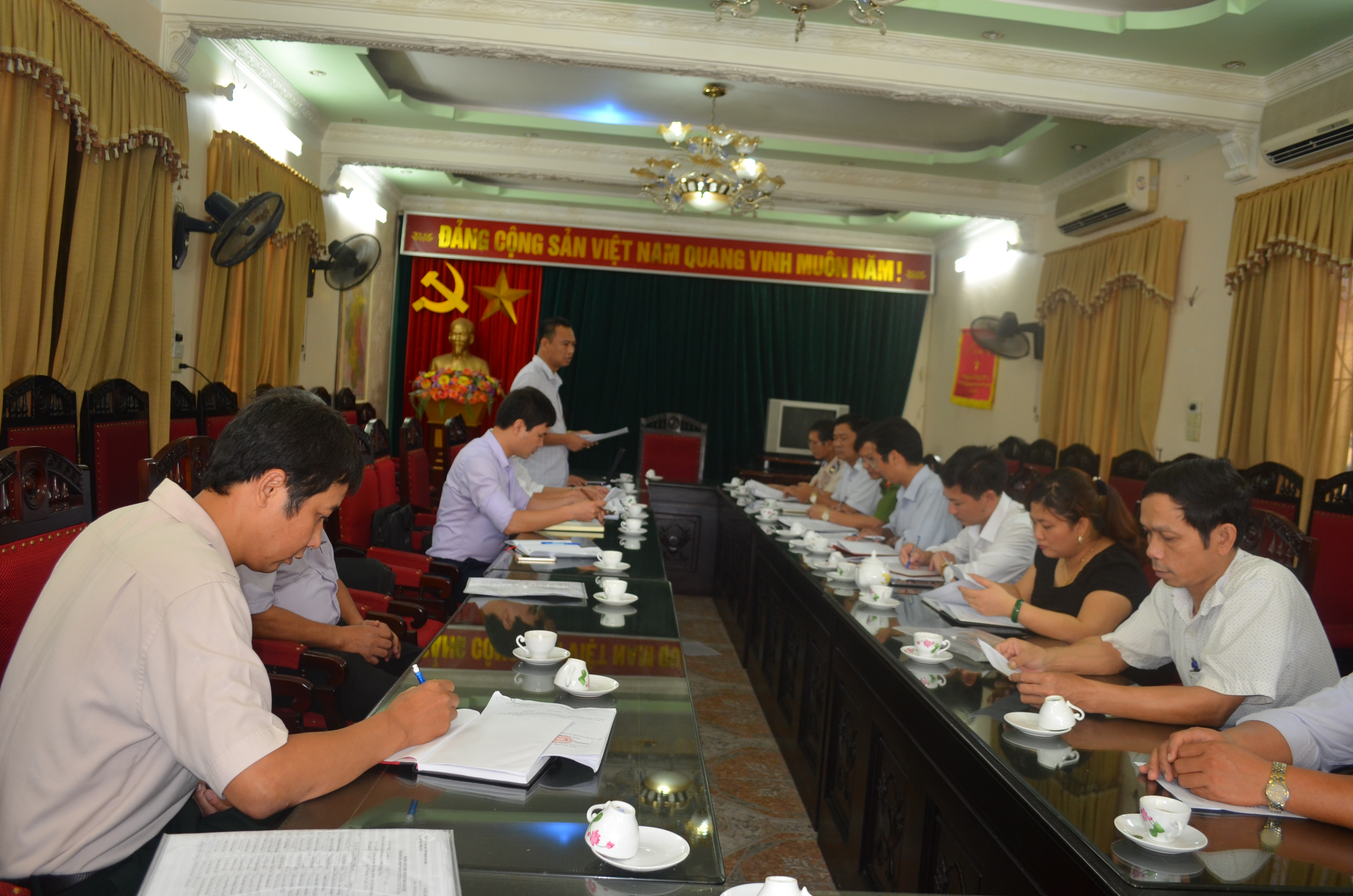 Ban chỉ đạo THADS tỉnh kiểm tra hoạt động của Ban chỉ đạo THADS các huyện Văn Lâm, Văn Giang và Tiên Lữ