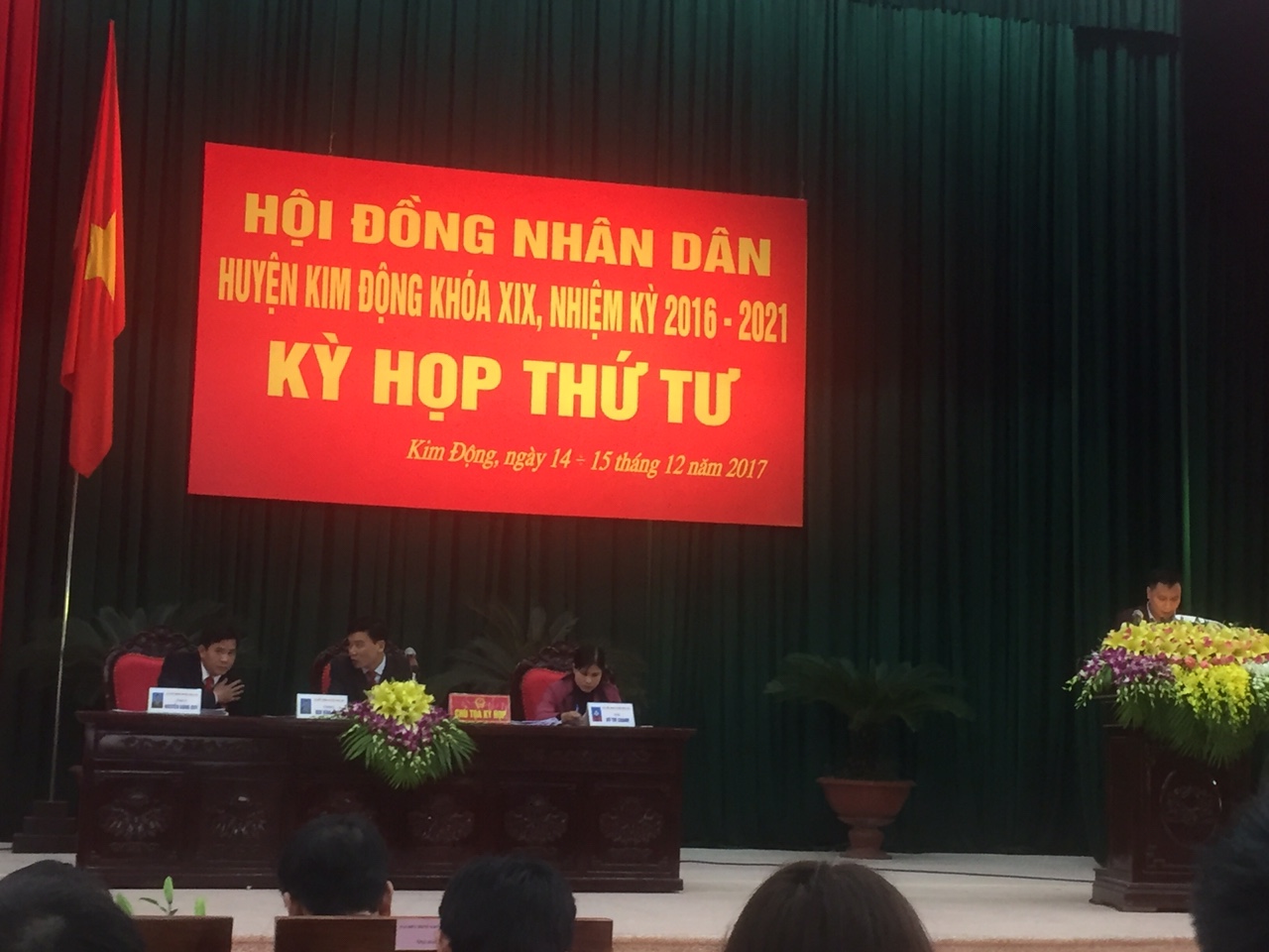Kỳ họp thứ 4, Hội đồng nhân dân huyện Kim Động khóa XIX
