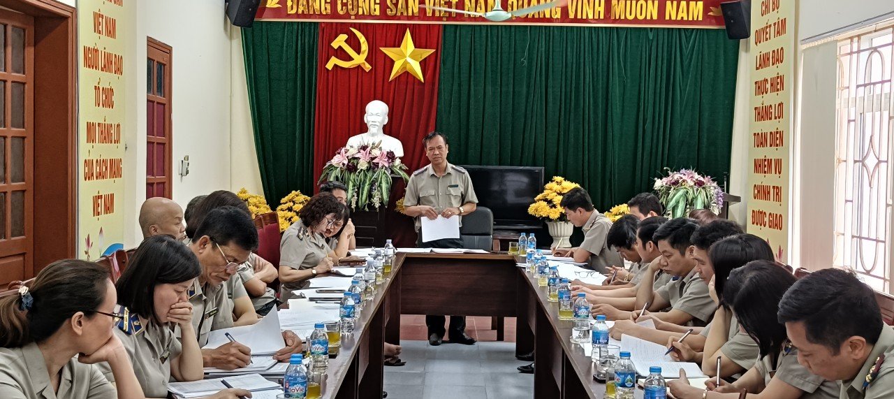 Chi cục Thi hành án dân sự huyện Văn Giang tổ chức gặp mặt nhân ngày truyền thống thi hành án dân sự (19/7/1946 -19/7/2022)