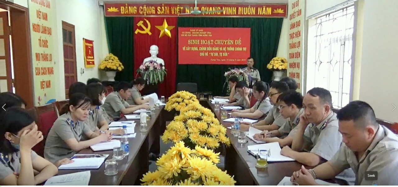 Chi bộ Cục Thi hành án dân sự tỉnh Hưng Yên tổ chức sinh hoạt chuyên đề