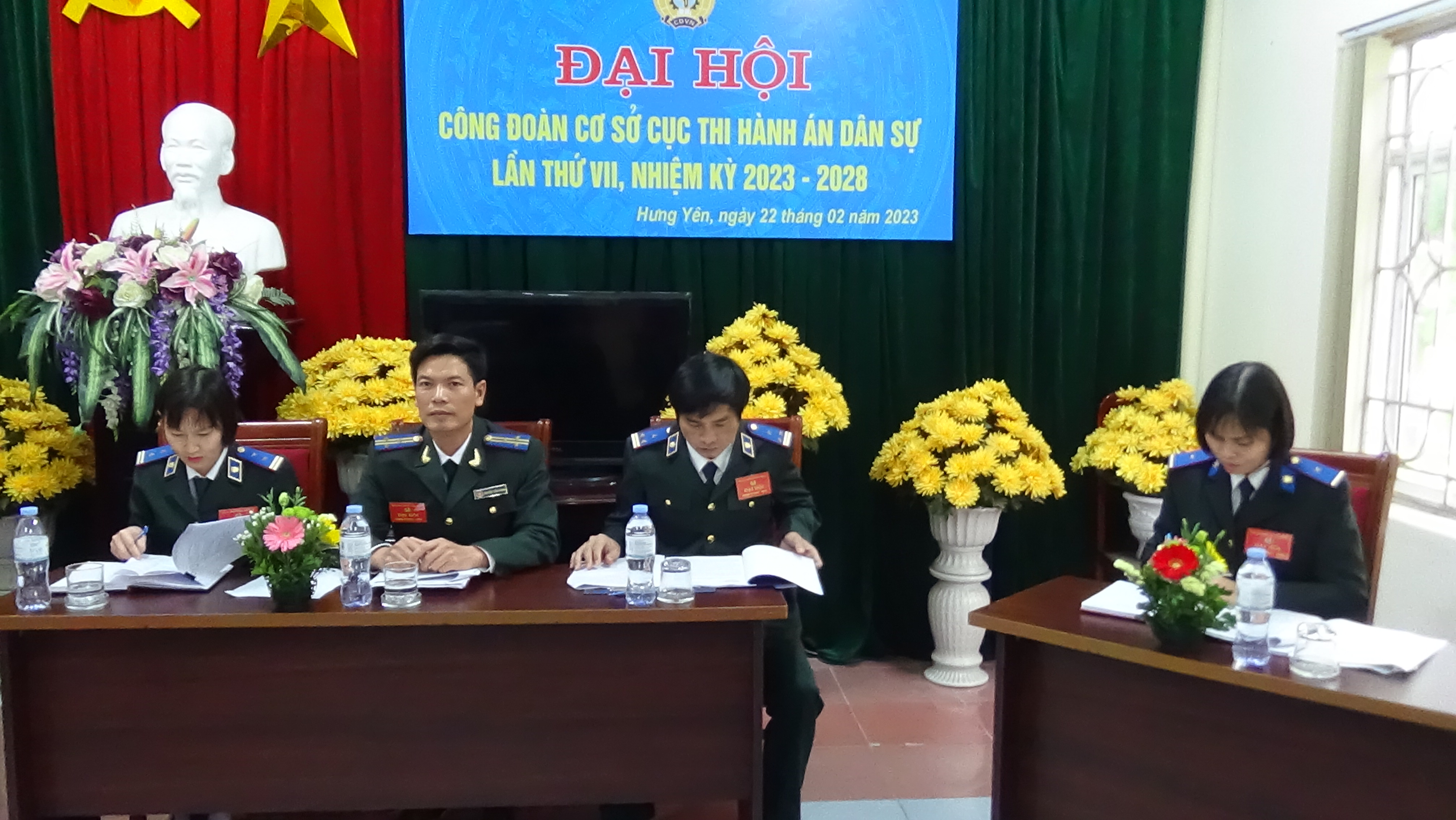 Công đoàn cơ sở Cục Thi hành án dân sự tỉnh Hưng Yên tổ chức Đại hội lần thứ VII, nhiệm kỳ 2023-2028