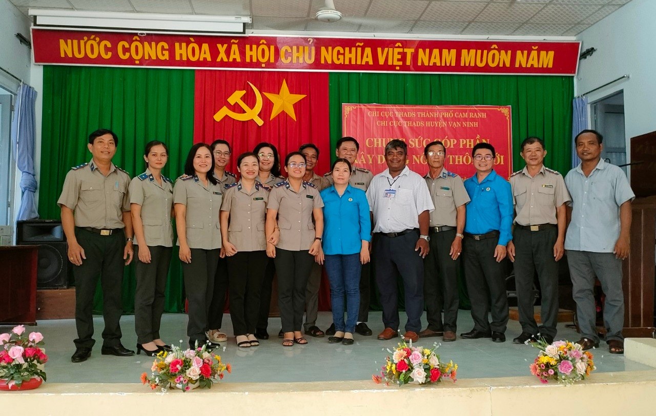Chi cục Thi hành án dân sự thành phố Cam Ranh và Chi cục Thi hành án dân sự huyện Vạn Ninh tổ chức thực hiện phong trào thi đua “Ngành Tư pháp chung sức góp phần xây dựng nông thôn mới” năm 2024