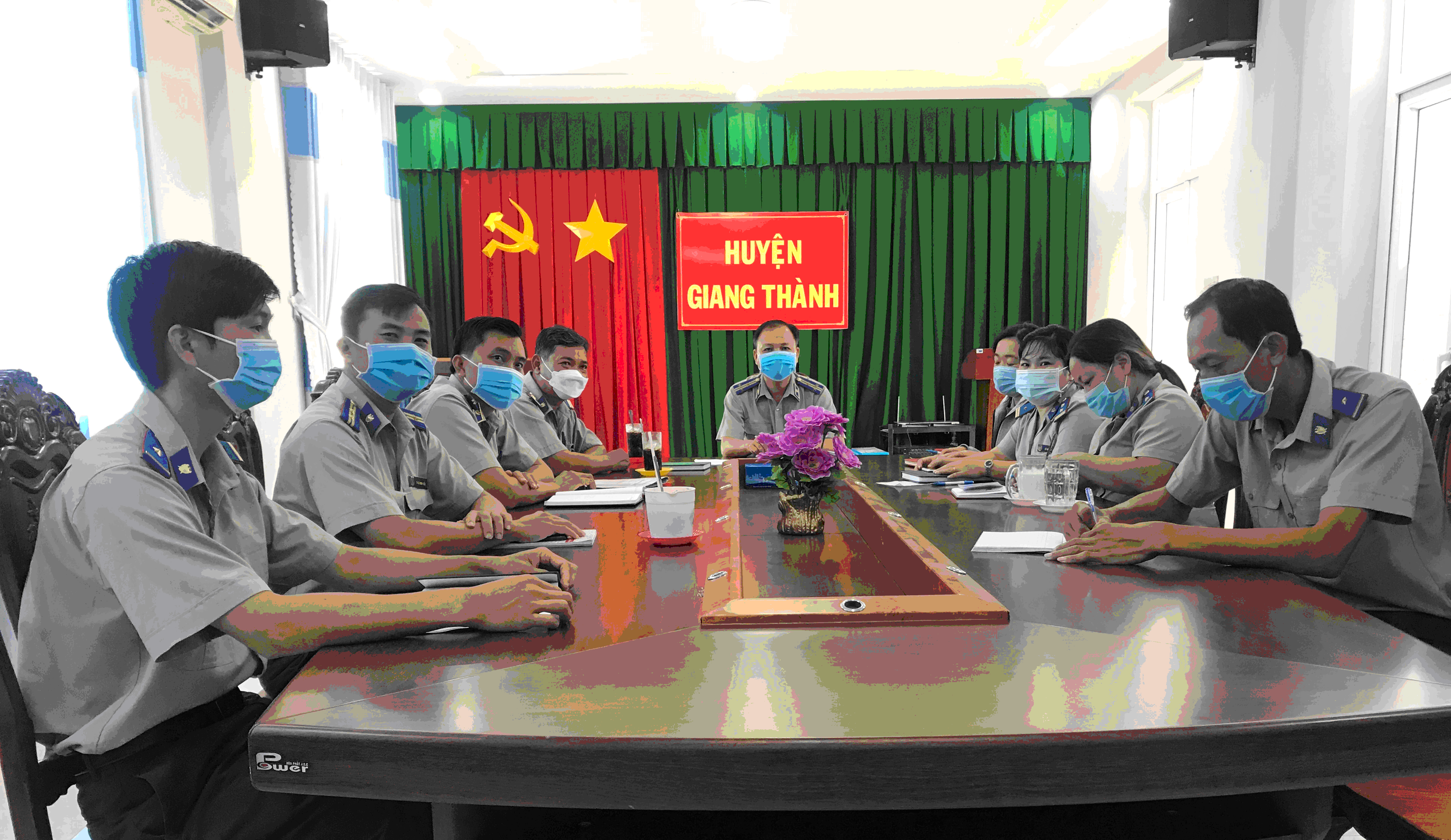 Chi cục THADS huyện Giang Thành tổ chức Hội nghị cán bộ công chức năm 2022