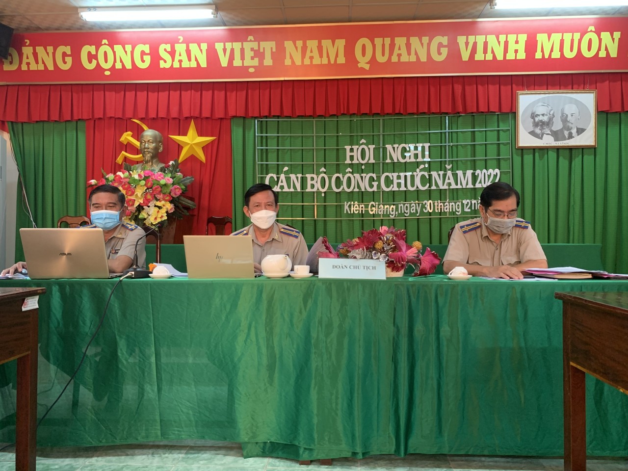 BCH Công đoàn cơ sơ Cục THADS tỉnh Kiên Giang phối hợp Chính quyền tổ chức Hội nghị Cán bộ, Công chức và Người lao động năm 2022