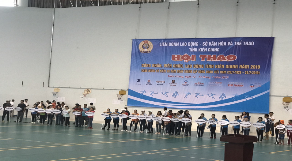 Hội thao công nhân, viên chức lao động tỉnh Kiên Giang năm 2019