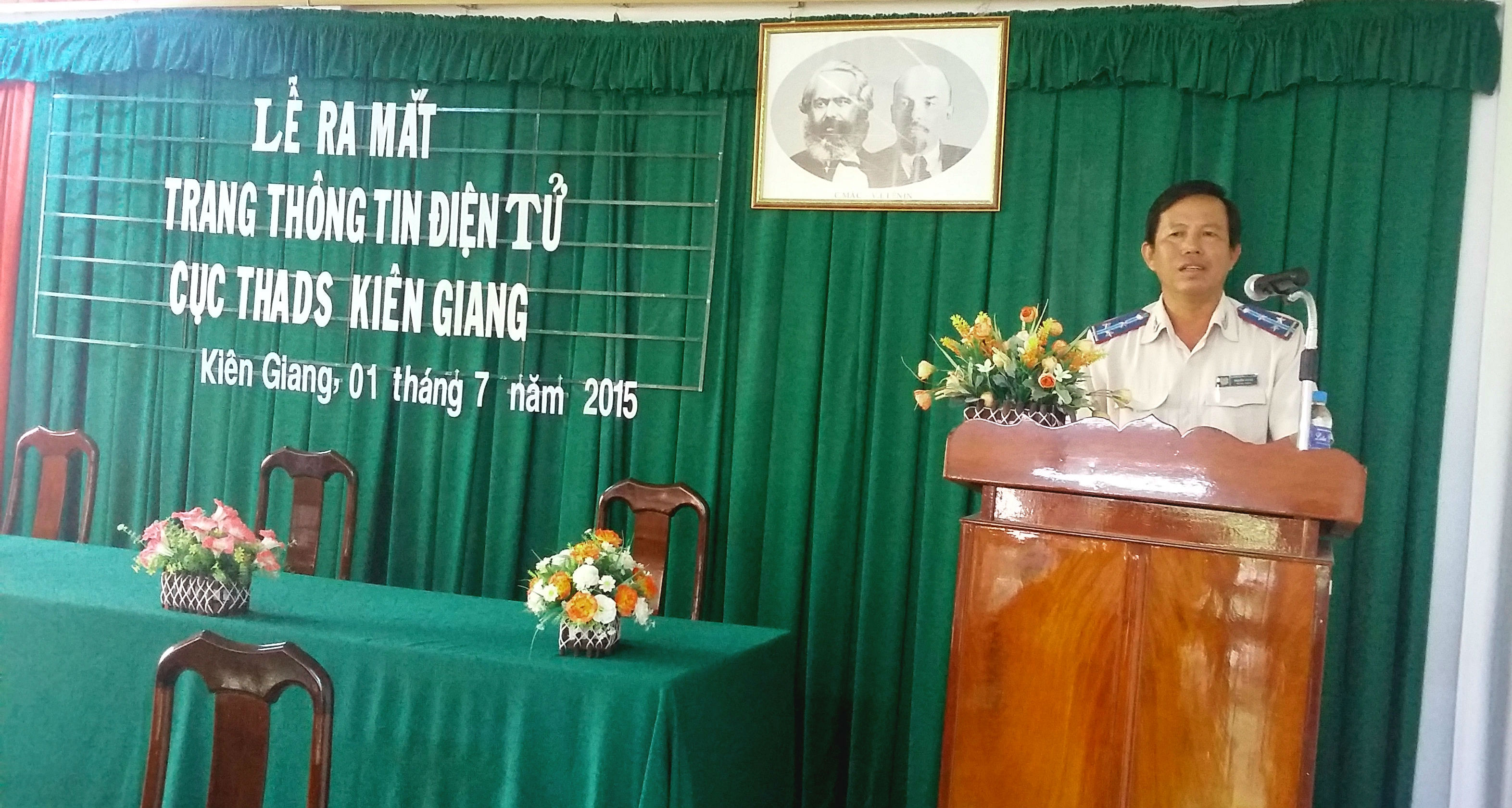Cục Thi hành án dân sự tỉnh Kiên Giang tổ chức lễ ra mắt Trang Thông tin điện tử Thi hành án dân sự tỉnh Kiên Giang.