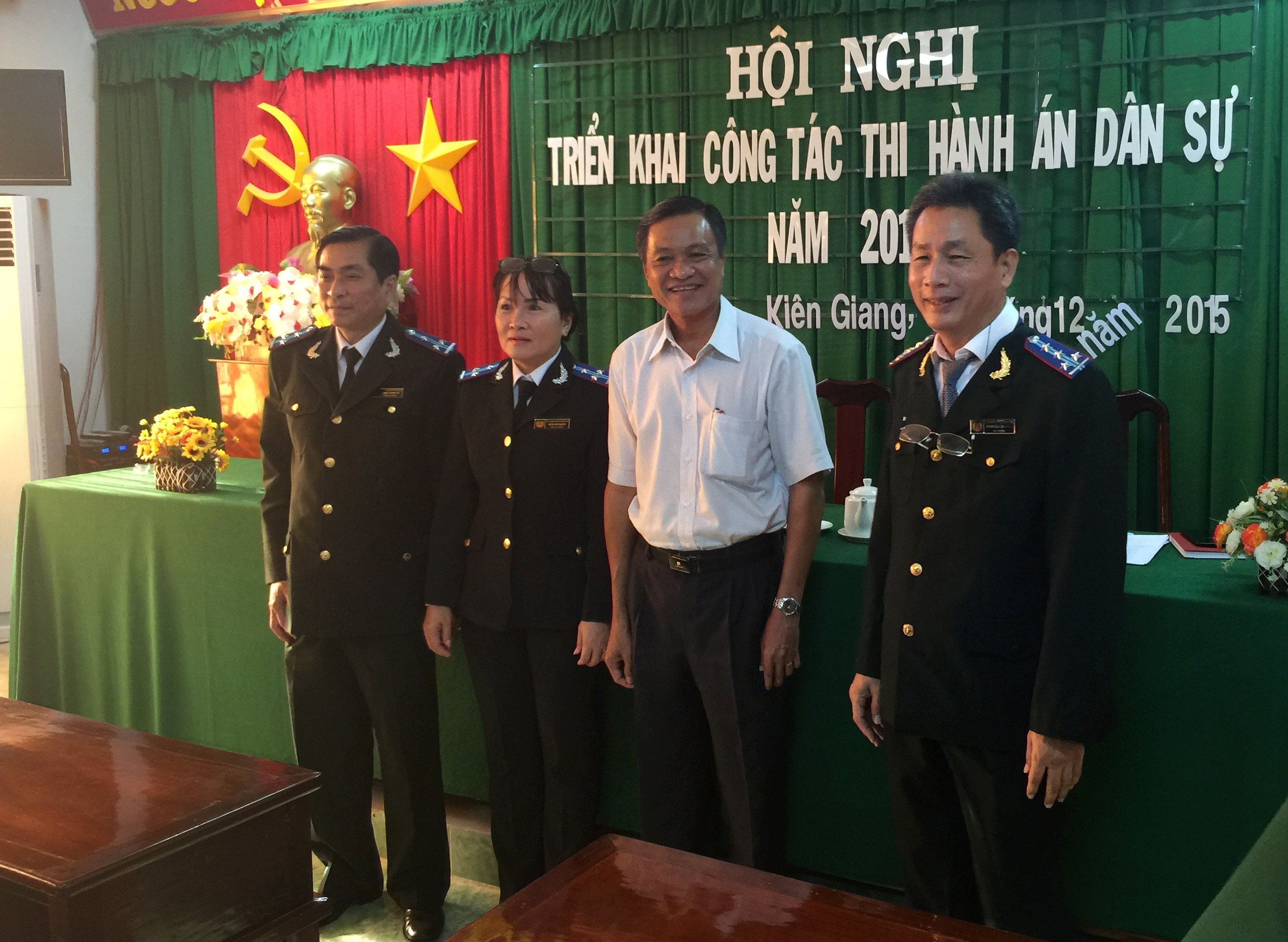 Cục Thi hành án dân sự tỉnh Kiên Giang tổ chức Hội nghị triển khai công tác thi hành án dân sự năm 2016