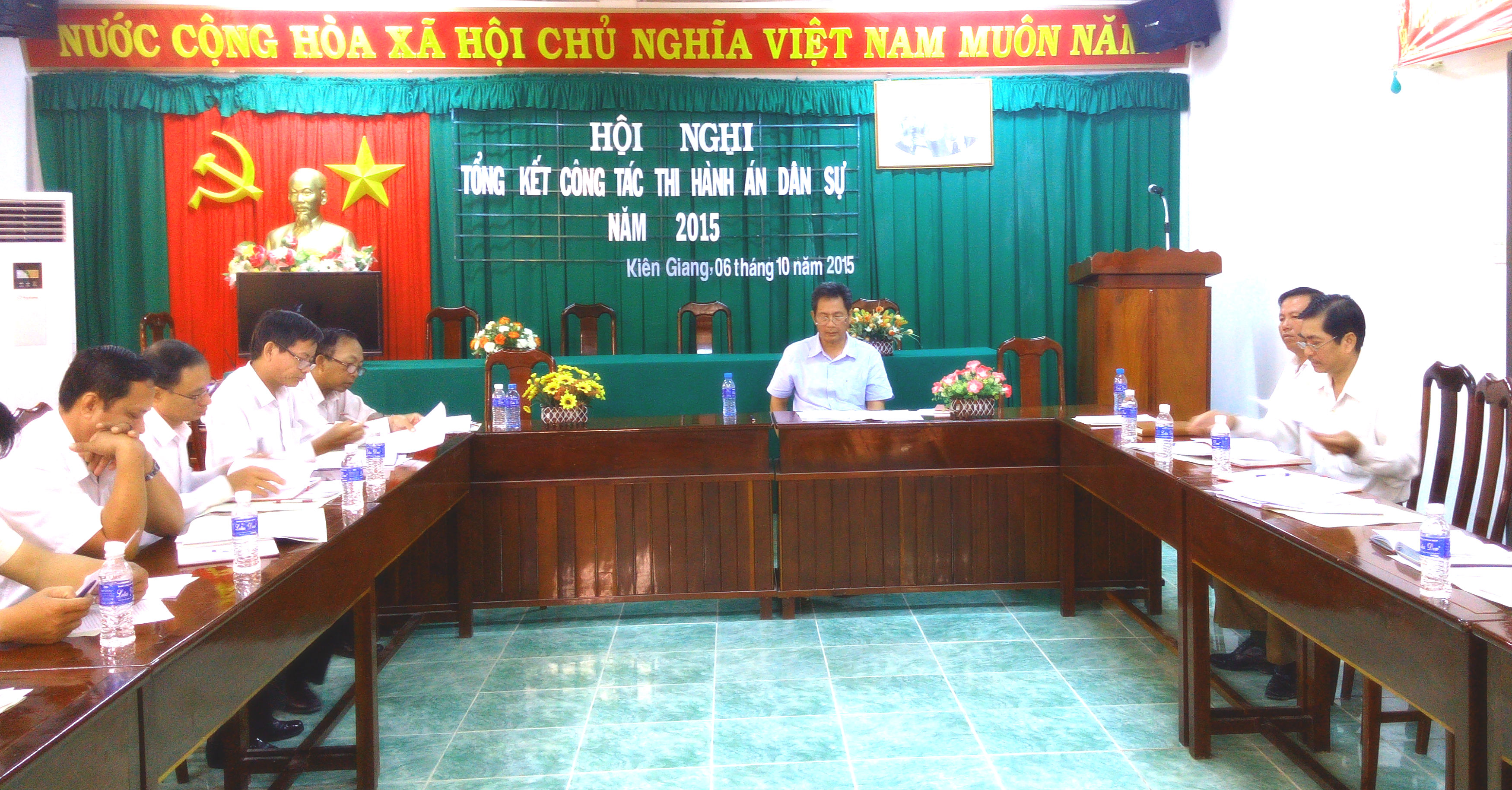 Cục Thi hành án dân sự tỉnh Kiên Giang tổ chức Hội nghị tổng kết năm 2015