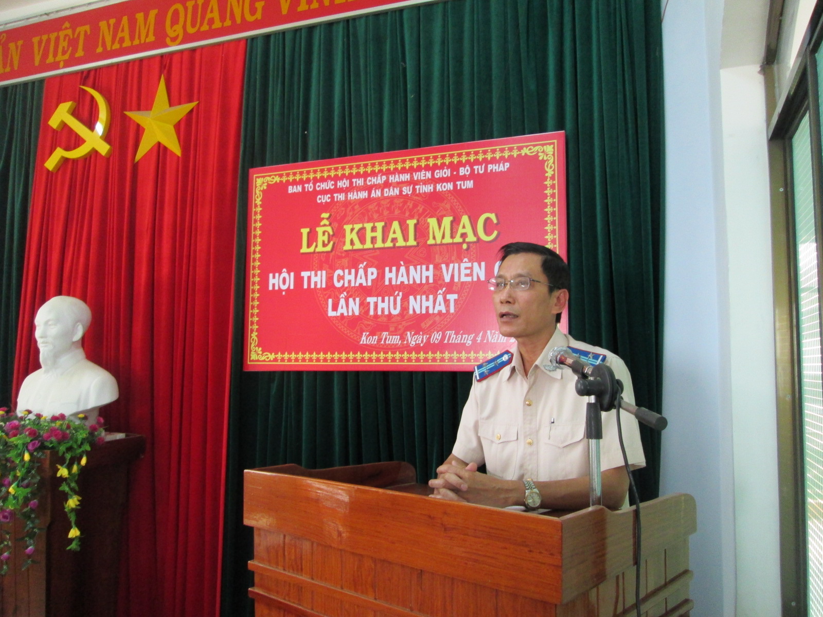 Cục Thi hành án dân sự tỉnh Kon Tum tổ chức Hội thi Chấp hành viên giỏi lần thứ I