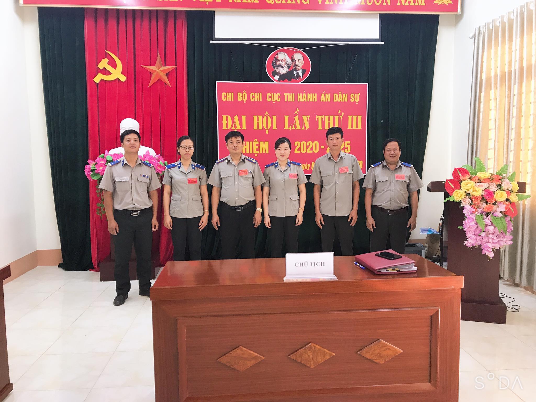 Chi bộ Chi cục Thi hành án dân sự huyện Nậm Nhùn đã tiến hành tổ chức Đại hội Chi bộ lần thứ III, nhiệm kỳ 2020 – 2025