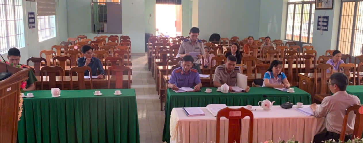 Chung sức, đồng lòng cùng công tác thi hành án dân sự tại địa bàn xã Đạ Huoai 2, tỉnh Lâm Đồng