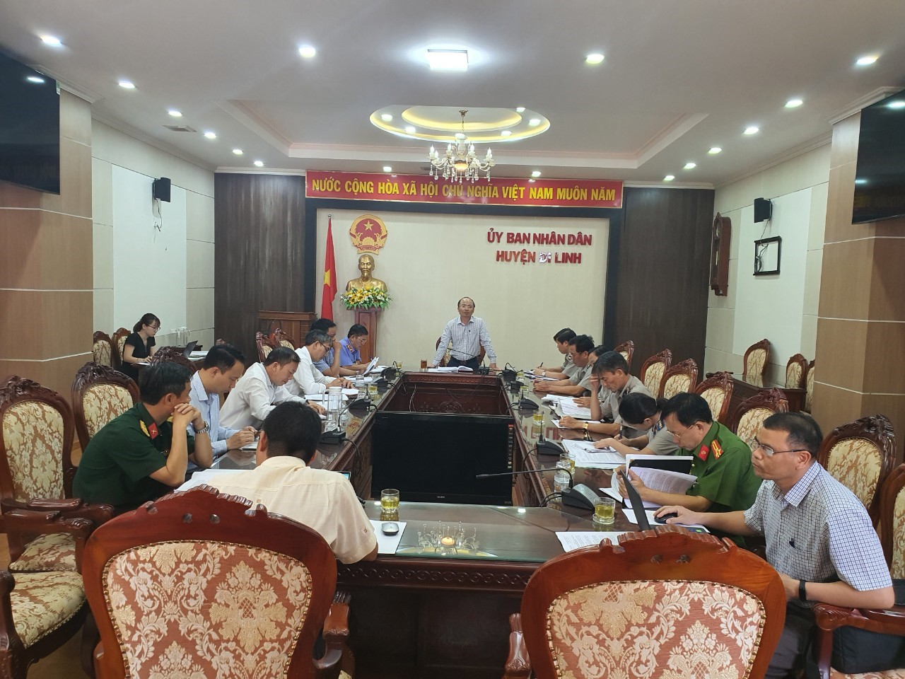 Ban chỉ đạo thi hành án huyện Di Linh họp triển khai thực hiện chỉ tiêu, nhiệm vụ công tác thi hành án dân sự quý 1 năm 2023.