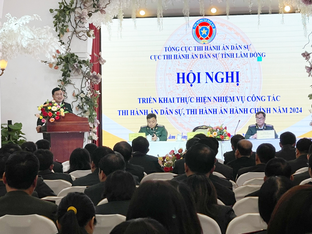 Cục Thi hành án dân sự tỉnh Lâm Đồng tổ chức Hội nghị triển khai thực hiện chỉ tiêu, nhiệm vụ công tác thi hành án dân sự, theo dõi thi hành án hành chính năm 2024