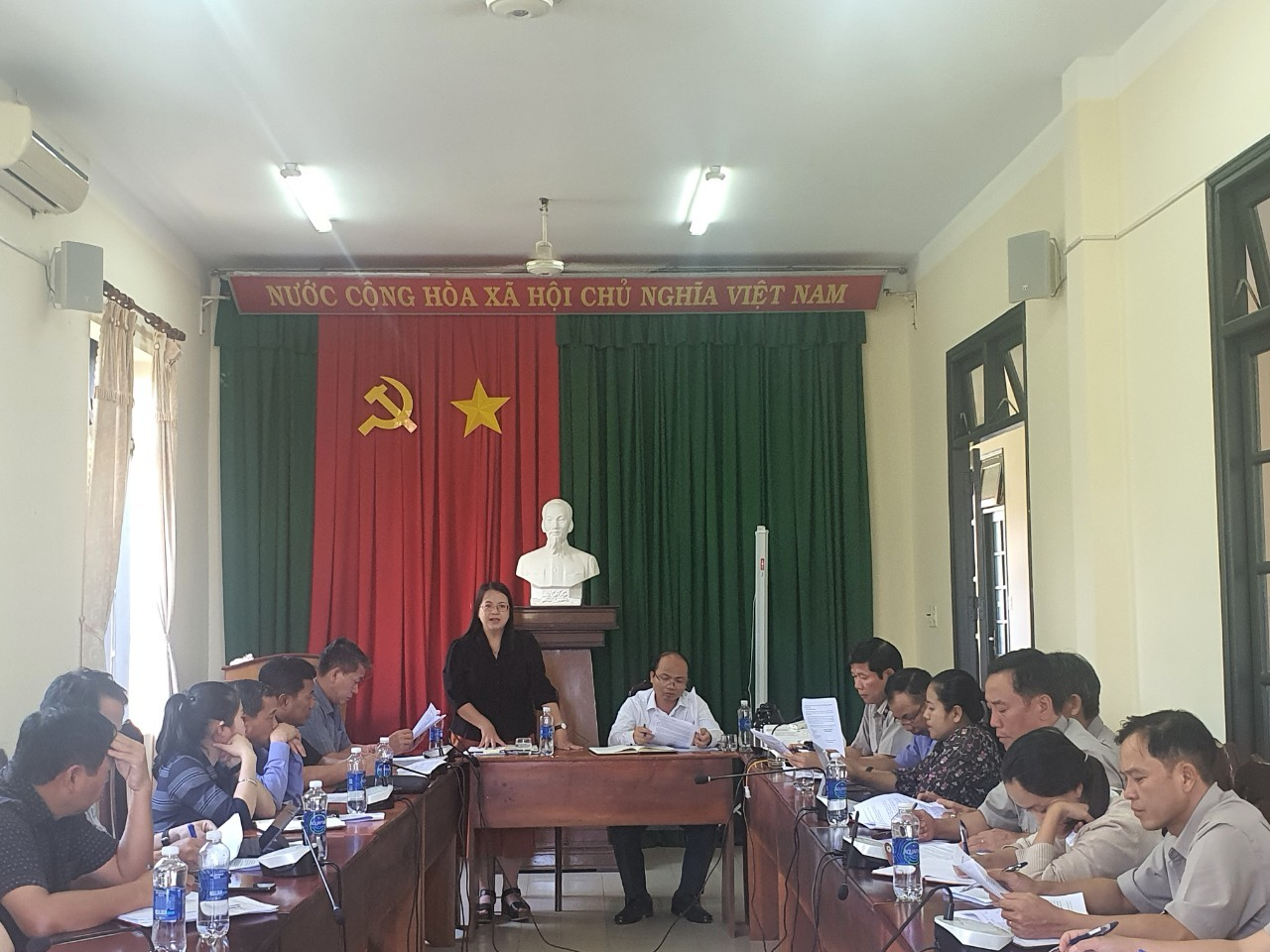Ban pháp chế HĐND tỉnh giám sát chuyên đề công tác thi hành án dân sự năm 2022 tại Chi cục thi hành án huyện Di Linh.