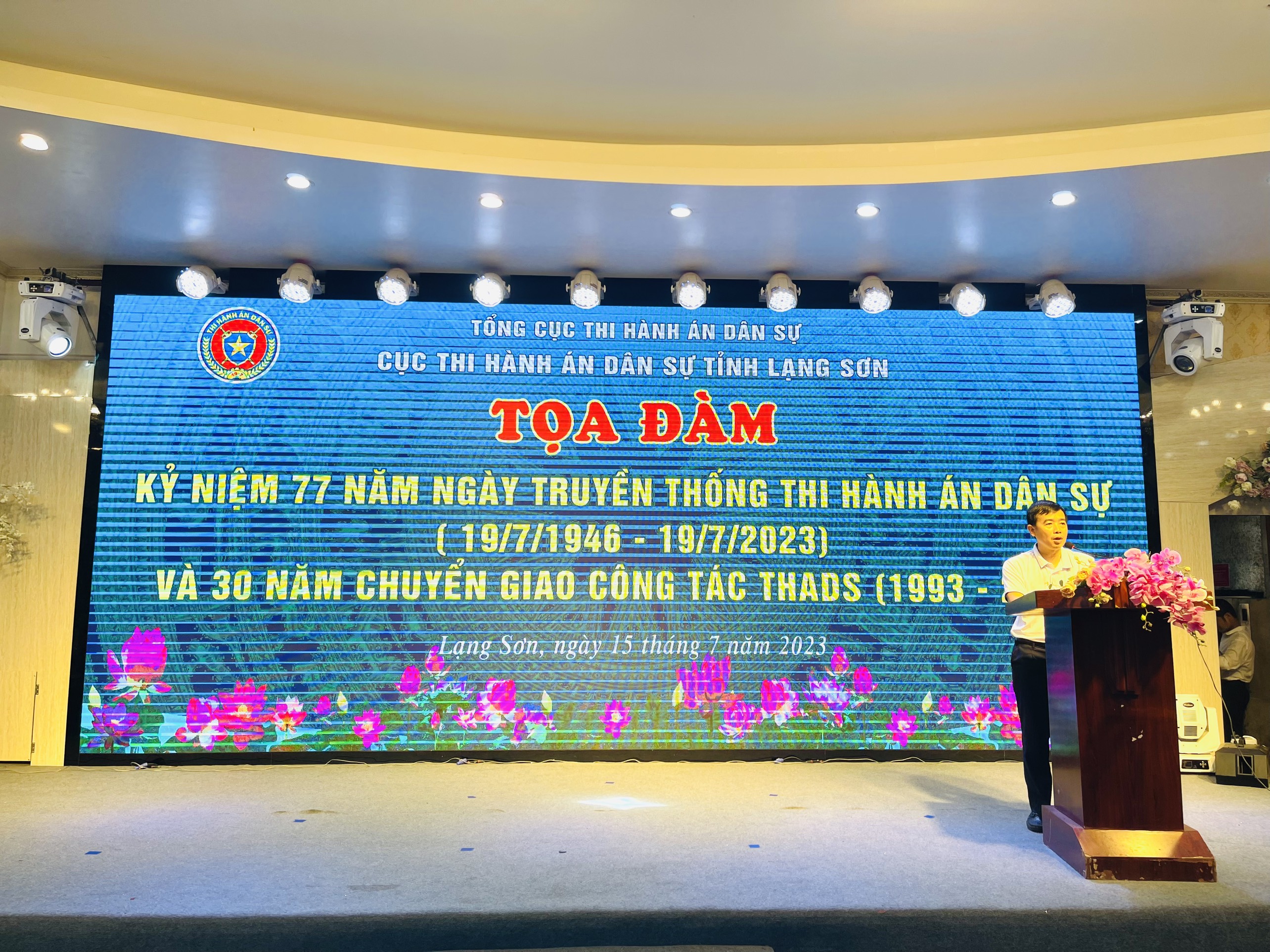 Cục THADS tỉnh Lạng Sơn tổ chức giao lưu thể thao và hội đàm kỷ niệm 77 năm Ngày truyền thống Thi hành án Dân sự và 30 năm chuyển giao công tác THADS