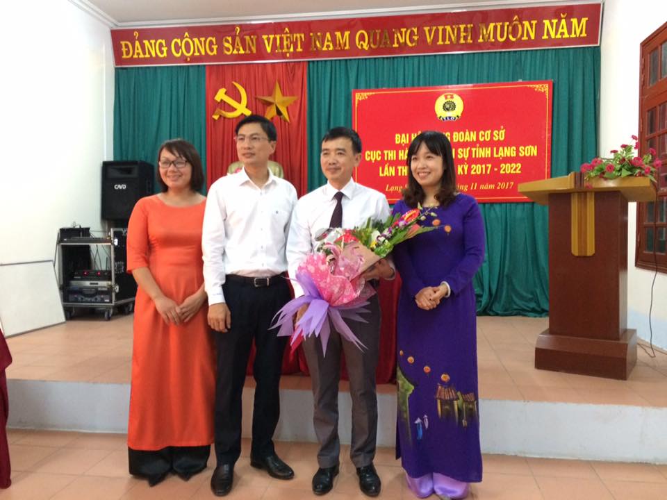 Đại hội Công đoàn cơ sở Cục Thi hành án dân sự tỉnh Lạng Sơn  nhiệm kỳ 2017 - 2022