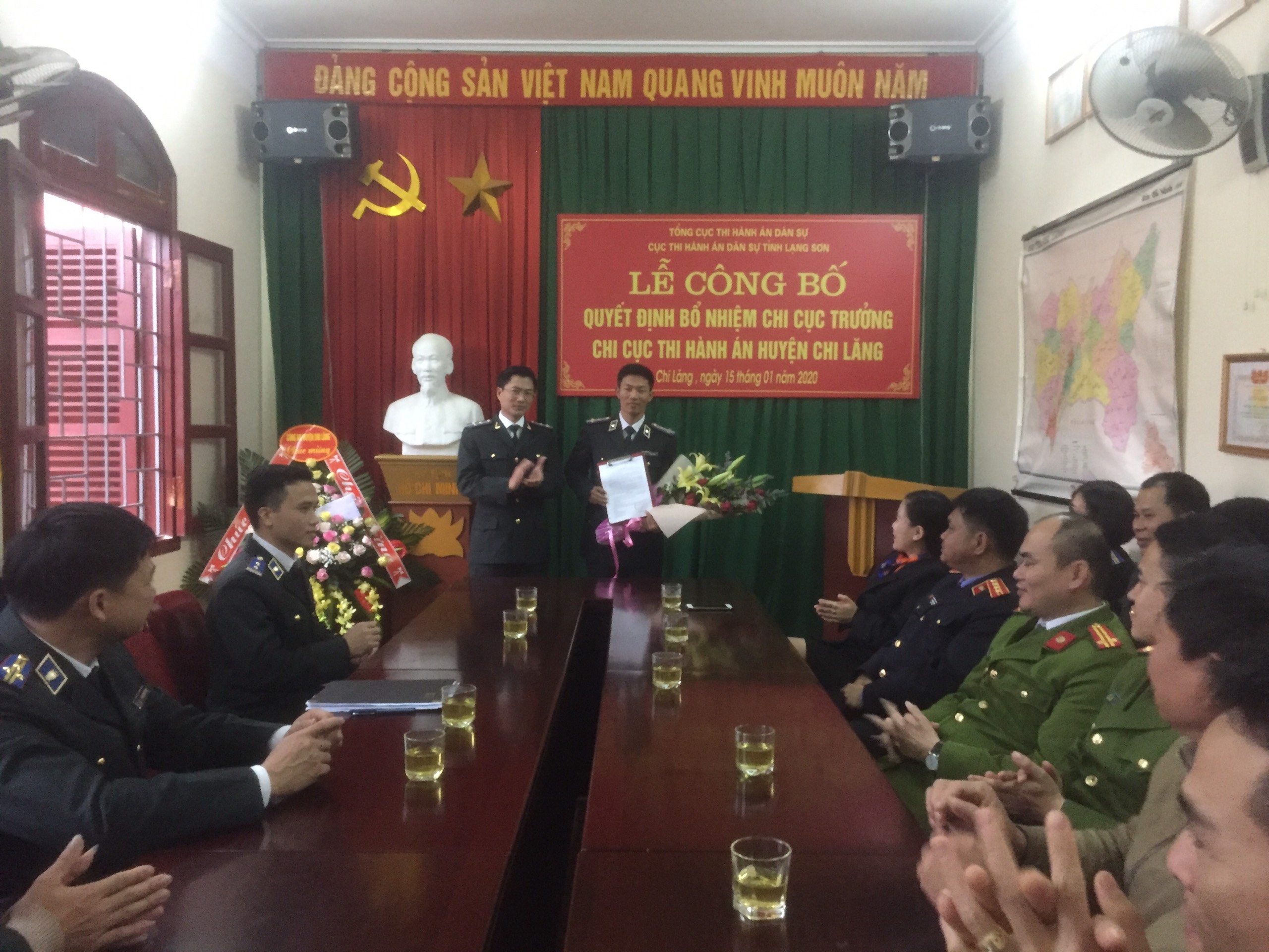 Cục THADS tỉnh Lạng Sơn tổ chức Lễ công bố Quyết định của Tổng cục trưởng về bổ nhiệm công chức lãnh đạo