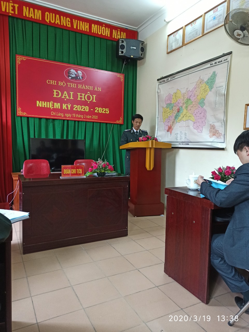 Chi cục THADS huyện Chi Lăng tổ chức thành công Đại hội Chi bộ nhiệm kỳ 2020-2025