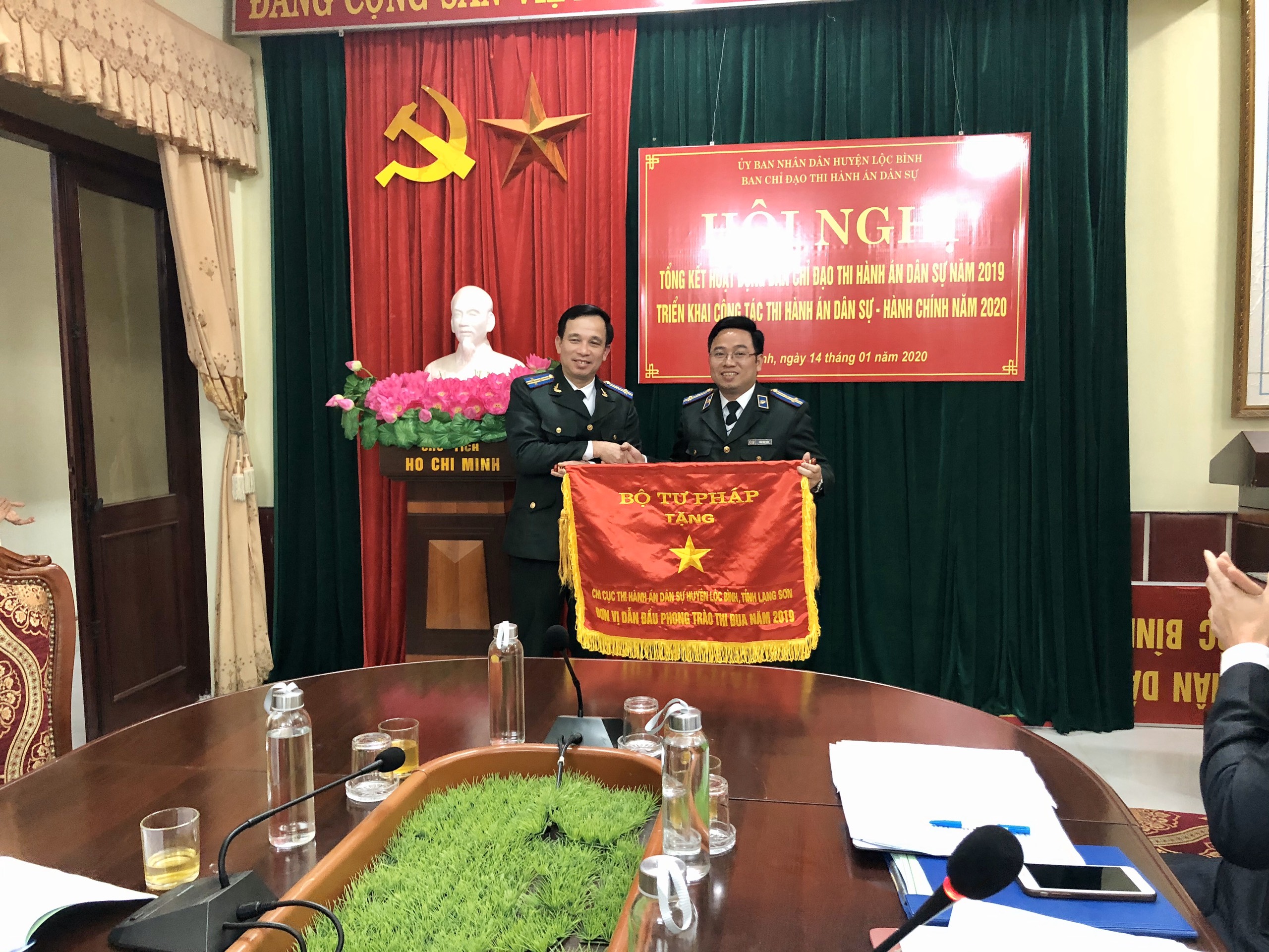 Ban chỉ đạo THADS huyện Lộc Bình tổ chức Hội nghị Tổng kết hoạt động của Ban chỉ đạo THADS tỉnh năm 2019 và triển khai công tác THADS, hành chính năm 2020